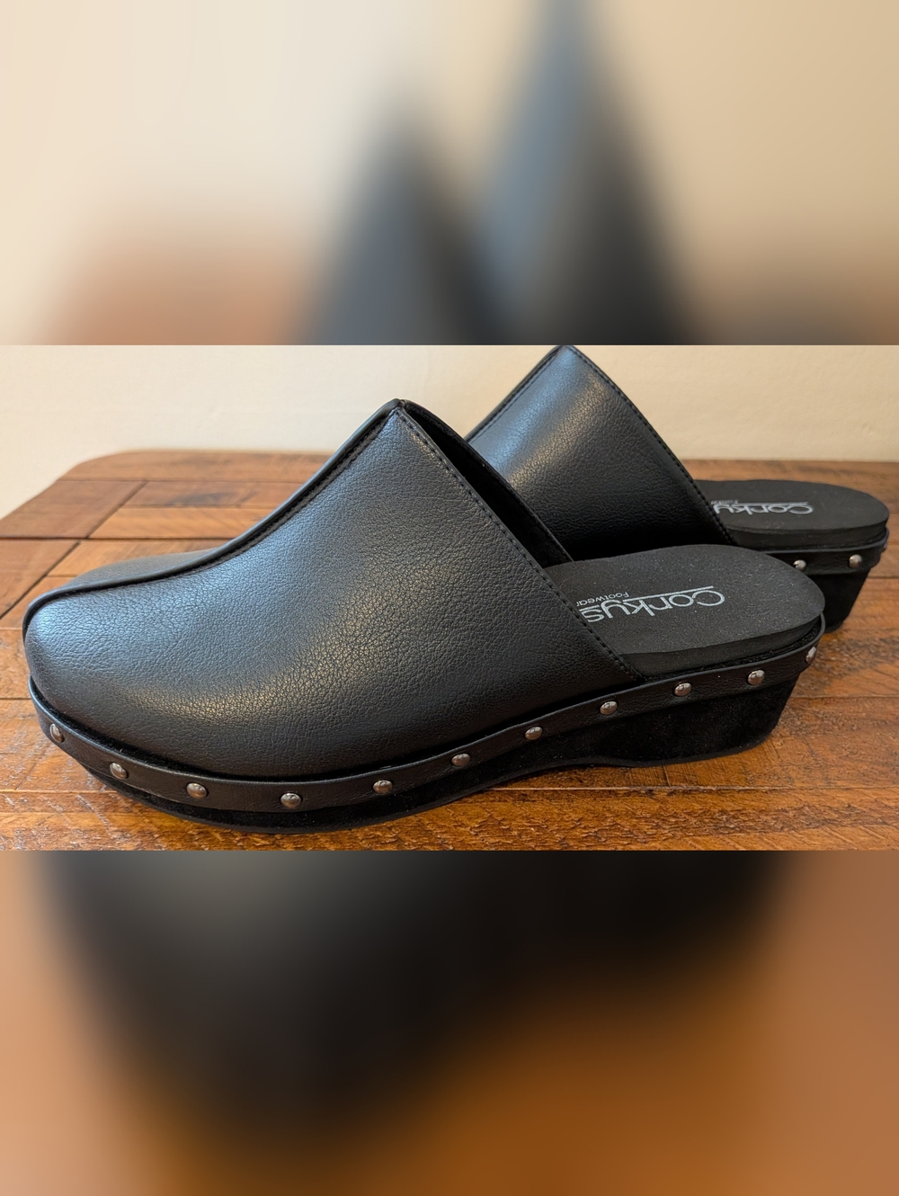 Corkys Black Newbie Clogs New W/O Box - Picture 2 of 7